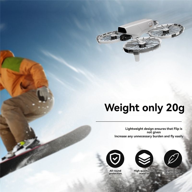 FFYY製 パドルバンパー保護カバー。DJI Flipドロー - Drone Propeller Guard のレビューと価格